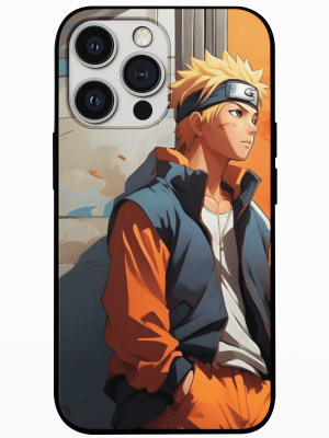 Naruto Standing Hybrid Protection (Metal+TPU) Back Case Cover