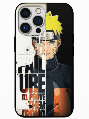 Naruto Quote Hybrid Protection (Metal+TPU) Back Case Cover