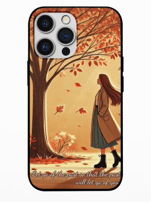 Girl Looking at a Tree Fall Season Mobile Back Case Cover