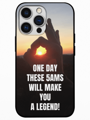 The 5 AMs Motivational Mobile Back Case Cover