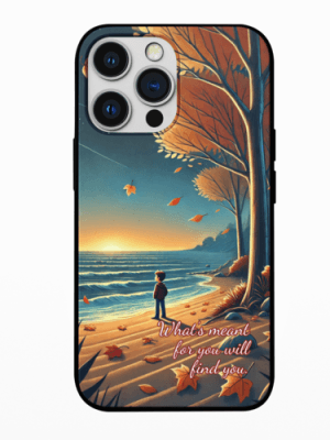 A Boy Standing Near a Beach Fall Season Mobile Back Case Cover