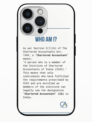 Who Am I CA Mobile Back Case Cover