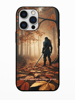 A Warrior Near a Tree Fall Season Mobile Back Case Cover