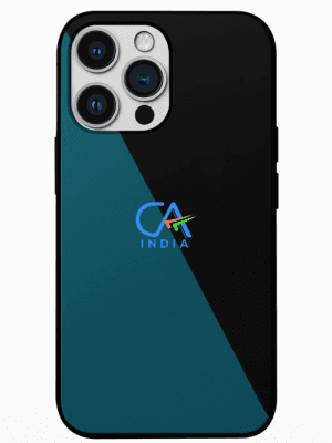 CA Logo Glossy Metal + TPU (Hybrid Protection) Back Case Cover