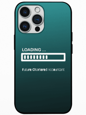Loading Future Chartered Accountant Glossy Metal + TPU (Hybrid Protection) Back Case Cover