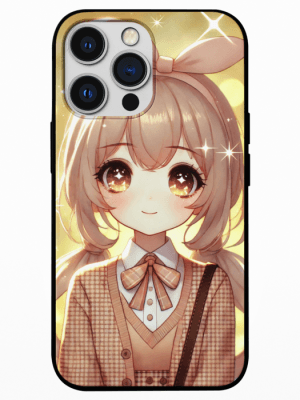 Starlit Smile Girl Back Case Cover
