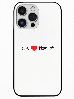 CA Dil Se Mobile Back Case Cover