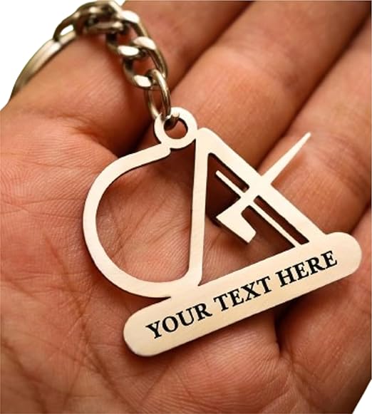 Tempt - Chartered Accountant - CA Personalized Keychain - Stainless Steel Customizable Engraved Key Ring with Names - Best Gift For CA 1 Tempt CA Personalized Keychain