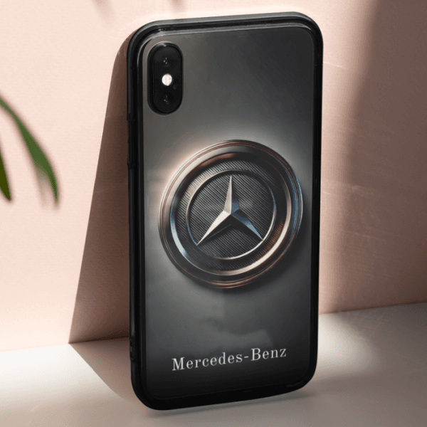 Mercedes Benz Car Logo Mobile Back Cover - Image 3