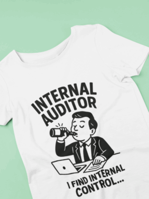 Internal Auditor | Pure Cotton Round Neck Half Sleeve Unisex T-Shirt