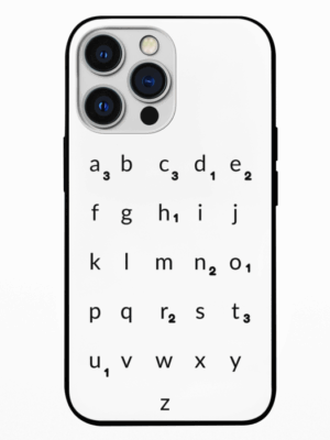 Chartered Accountant Alphabets Glossy Metal + TPU (Hybrid Protection) Mobile Back Cover