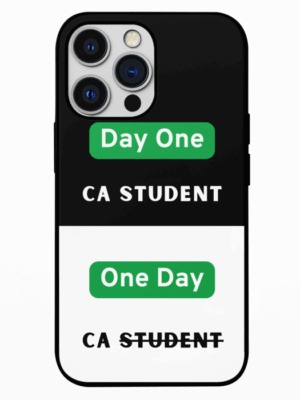 Day One to One Day CA Glossy Metal + TPU (Hybrid Protection) Mobile Back Cover