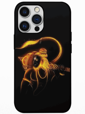 Golden Aura Hanuman Mobile Back Cover