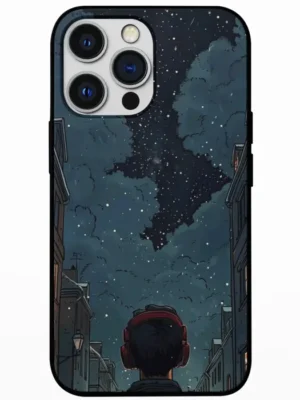Dreaming with Headphones Mobile Back Cover
