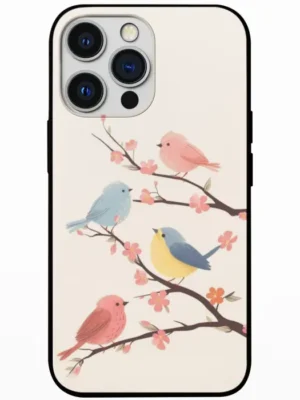 Chirps and Blossoms Mobile Back Cover