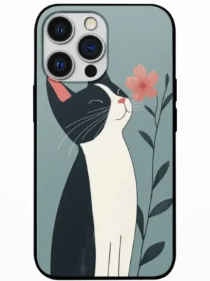 Meow in Bloom Mobile Back Cover