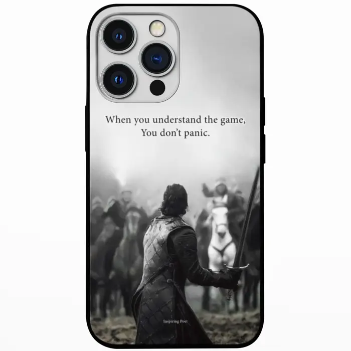 The Warrior’s Composure Mobile Back Cover