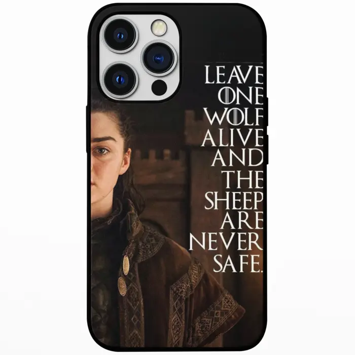 The Wolf’s Warning Mobile Back Cover