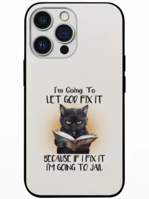 Blessed but Stressed Kitty Mobile Back Cover