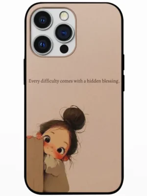 Peek of Positivity Mobile Back Cover