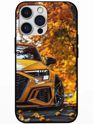Golden Autumn Drive Mobile Back Cover