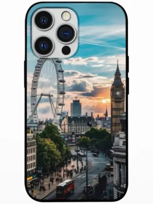 London Sunset Symphony Mobile Back Cover