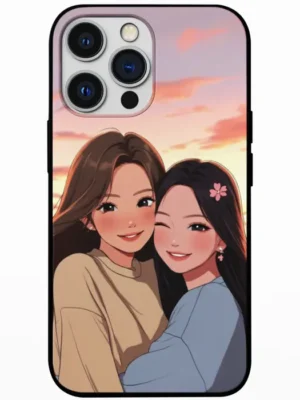Sun-Kissed Friendship Mobile Back Cover