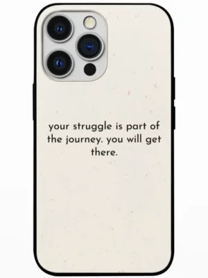 PROGRESS, NOT PERFECTION Mobile Back Cover