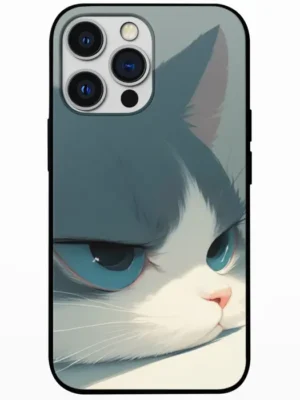 Blue-Eyed Whiskers Mobile Back Cover