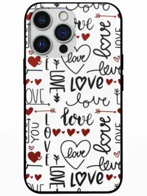 Forever Love Doodles Mobile Back Cover