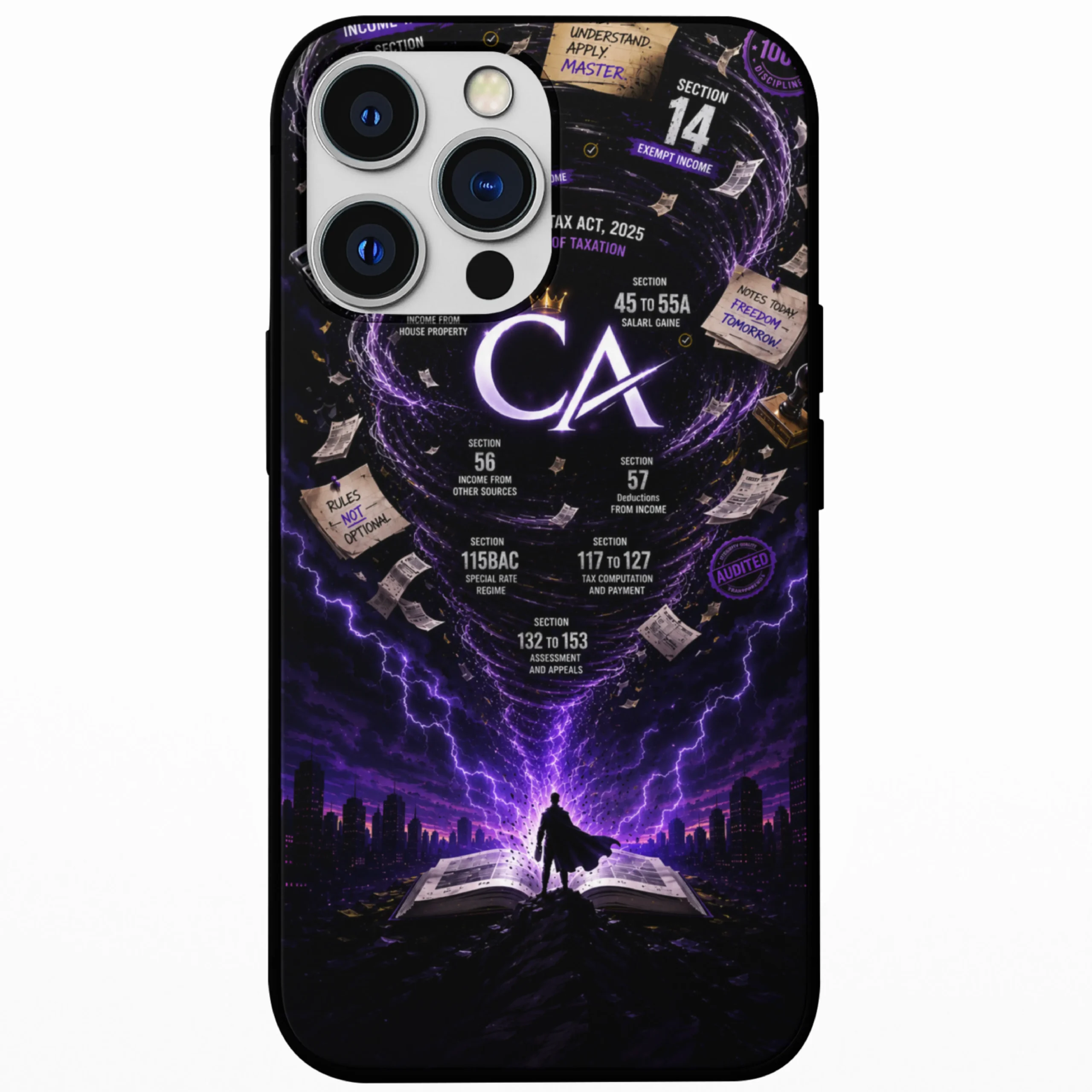 The Purple Path to Tax Mastery Mobile Back Cover